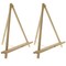20" Natural Wood Tabletop Easel (2 Pack) - Adjustable A-Frame Canvas Stand for Painting Party & Signs - Table Top Easel for Painting, Canvas Holder, Crafts, Photos, Pictures